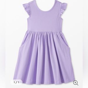 Ruffle Skater Dress with Pockets Size 8